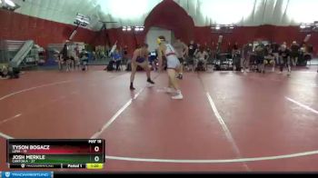 182 lbs Semis & 1st Wb (8 Team) - Tyson Bogacz, Lena vs Josh Merkle, Canton A