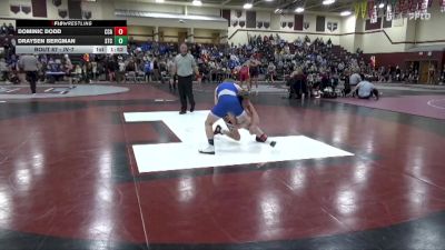 JV-7 lbs Round 2 - Dominic Dodd, Clear Creek-Amana vs Draysen Bergman, South Tama County