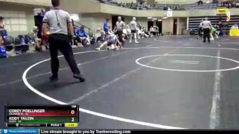 138 lbs Finals (2 Team) - Kody Tauzin, Klein vs Corey Poellinger, Ellsworth