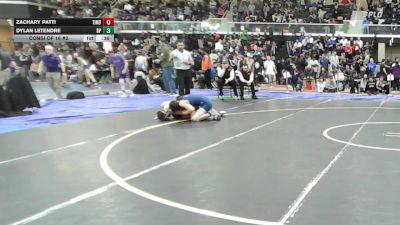 113 lbs Consi Of 16 #2 - Zachary Patti, Timberlane vs Dylan Letendre, Bristol-Plymouth