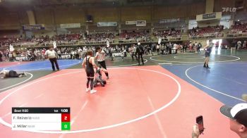 98 lbs Semifinal - Fynn Reinerio, Hugoton WC vs Jonathan Miller, Bearcave WC