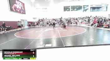 149 lbs Finals (2 Team) - Nicholas Rodriguez, Palomar College vs Michael Williams, Mt. SAC (Maroon)