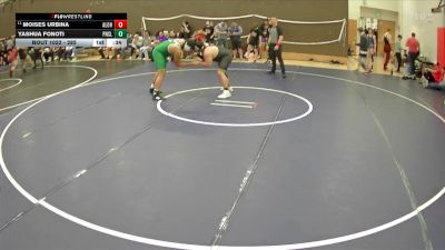 285 lbs Cons. Round 4 - Yashua Fonoti, Peninsula vs Moises Urbina, Aloha
