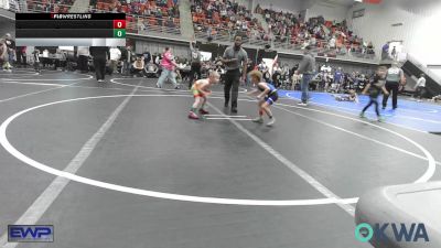 43 lbs Quarterfinal - Kashton Legg, Keystone Kids Wrestling Club vs Rodrick Waitkus, Team Tulsa Wrestling Club