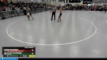 108 lbs Cons. Round 3 - Beckham Zachmeier, North Dakota vs Jaxon Petersen, The Underground Wrestling Club