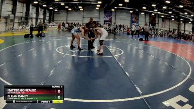 140 lbs Rd# 4- 2:00pm Friday Final Pool - Elijah Danet, Lions Wrestling Academy vs Matteo Gonzalez, Gotcha Blue