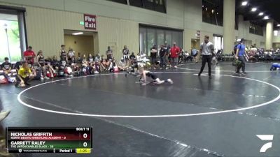 70 lbs Round 4 (6 Team) - Garrett Raley, The Untouchables Black vs Nicholas Griffith, North Desoto Wrestling Academy