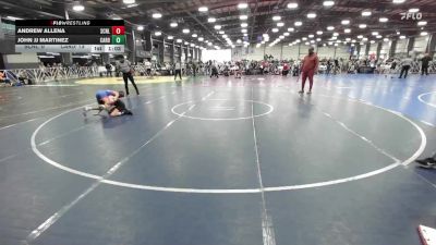 84 lbs Round 2 (10:30am Friday) - John Jj Martinez, Cali Red vs Andrew Allena, Scorpions