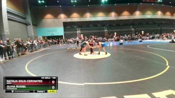 165 lbs Champ. Round 2 - Natalia Solis-Cervantes, Reed vs Olivia Russel, Ponderosa