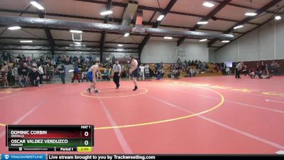 285 lbs Quarterfinal - Oscar Valdez Verduzco, Manson vs Dominic Corbin, Oroville