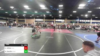 172 lbs Quarterfinal - Connor Wilkie, Chaparral HS vs Noah Sandlin, Poway Elite