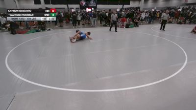 100 lbs Champ. Rd Of 32 - Kaynon Navarro, Team Idaho Wrestling Club vs Javonni Escobar, Wolf Pack Wrestling TX