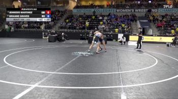 103 lbs Champ. Round 2 - Brianne Graves, North Central College vs Jennesis Martinez, Colorado Mesa University