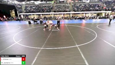 Girls 7th - 8th grade - 124 Cons. Semis - Lexi O'Brien, Iowa vs Madison Jochems, Iowa