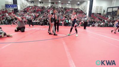 80 lbs Consi Of 4 - Austin Allen, Ponca City Wildcat Wrestling vs Angelica Ponce, South Central Punisher Wrestling Club