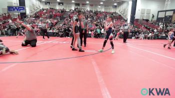 80 lbs Consi Of 4 - Austin Allen, Ponca City Wildcat Wrestling vs Angelica Ponce, South Central Punisher Wrestling Club