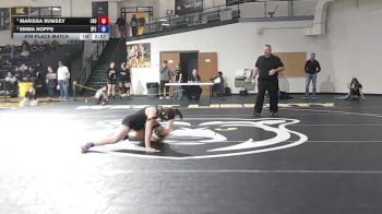 145 lbs 5th Place Match - Marissa Rumsey, Lock Haven University vs Emma Hoppe, Pitt.-Johnstown