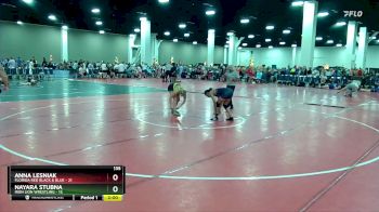 135 lbs Placement (16 Team) - Nayara Stubna, Iron Lion Wrestling vs Anna Lesniak, Florida Red Black & Blue