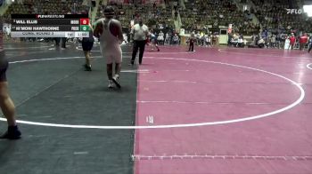 6A 215 lbs Cons. Round 3 - Will Ellis, Mountain Brook vs Ki`moni Hawthorne, Park Crossing High School