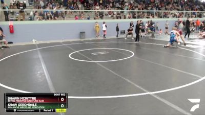 145 lbs Round 2 - Shawn McIntyre, Bethel Freestyle Wrestling Club vs Shaw Gerondale, Avalanche Wrestling Association