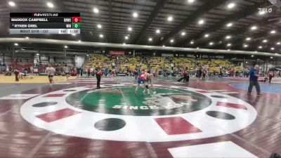 157 lbs Semifinal - Maddox Campbell, Dakota Rattlers Wrestling Club vs Ryken Orel, Winner