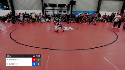 26 kg 7th Place - Nour Almohri, Michigan Blue vs Savina Burgo, WOW Black