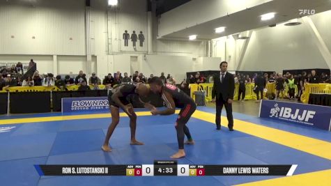 Danny Lewis Waters vs Ron S. Lutostanski II 2025 World IBJJF Jiu-Jitsu No-Gi Championship