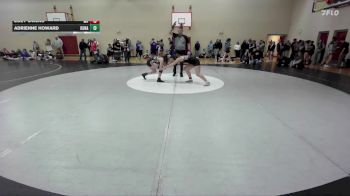 125 lbs Cons. Round 3 - Adrienne Howard, Kuna vs Zoey Owens, Mt. Home