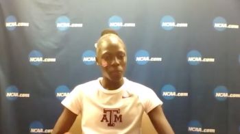 Texas A&M's Athing Mu After Her 49 Sec 4x4 Split