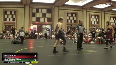 112 lbs Quarterfinals (8 Team) - Paul Schulz, Yale Street WC vs Hunter Kapitula, Mat Assassins