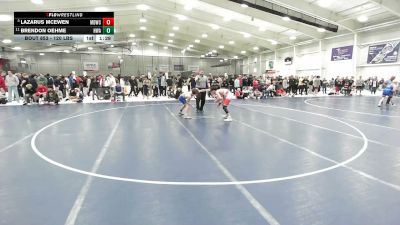 120 lbs Quarters - Lazarus McEwen, Mat Demon Wrestling Club vs Brendon Oehme, Heartland Wrestling Academy