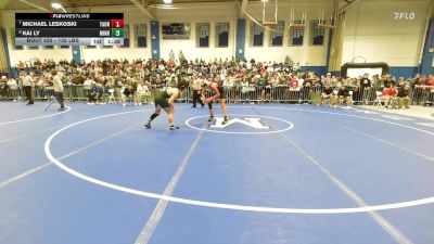 132 lbs 3rd Place - Michael Leskoski, Taunton vs Kai Ly, Minnechaug