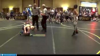 92 lbs Round 5 (6 Team) - Frankie Milne, Ares Black vs Jude Zumalt, Ares Red