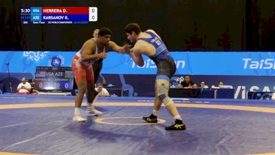 125 kg 1/2 Final - Daniel Herrera, United States vs Khetag Karsanov, Azerbaijan