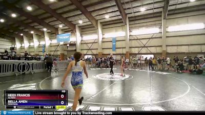 106 lbs Cons. Round 2 - Heidi Francis, Alaska vs Bella Amen, Montana