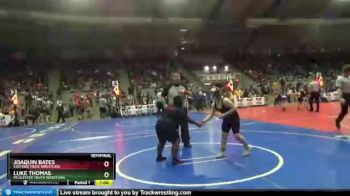 285 lbs Semifinal - JoaQuin Bates, Eastside Pride Wrestling vs Luke Thomas, Mcalester Youth Wrestling