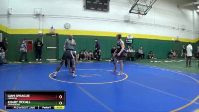 144 lbs Cons. Round 5 - Khary McCall, Springboro vs Liam Sprague, Lebanon