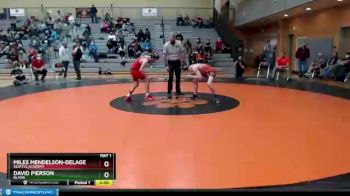 120 lbs Semifinal - David Pierson, Blaine vs Miles Mendelson-Delage, Seattle Academy