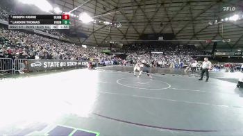Boys 1B/2B 144 Quarterfinal - Joseph Kruse, Okanogan vs Landon Thomas, Forks