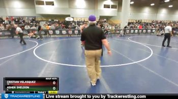 220 lbs Quarterfinal - Asher Sheldon, IL vs Cristian Velasquez, TN