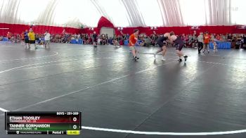 251-269 lbs Round 1 - Tanner Gormanson, Wisconsin Rapids vs Ethan Toosley, Thunderbird WC