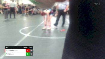 88 lbs Round 6 (8 Team) - Elijah Castanon, Warhawks Elite vs Paxton Gish, Askren WA Black