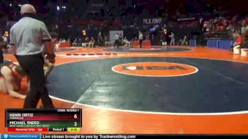 3 lbs Cons. Round 1 - Henri Ortiz, Mundelein vs Michael Sneed, New Lenox (Lincoln-Way West)