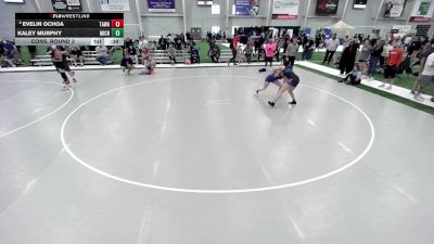 Junior Girls - 135 lbs Cons. Round 3 - Evelin Ochoa, The Alliance Wrestling Academy vs Kaley Murphy, Michigan