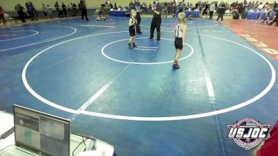 55 lbs Consi Of 16 #2 - Ledger Wright, Powerhouse Wrestling vs Maddox Perry, Choctaw Ironman Youth Wrestling