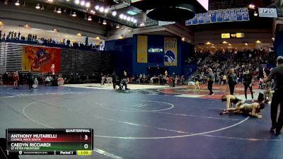 138 lbs Quarterfinal - Caedyn Ricciardi, St Peter Prepatory vs Anthony Mutarelli, Council Rock South