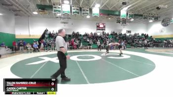 150 lbs 5th Place Match - Caden Carter, Great Bridge vs Talon Ramirez-cruz, Bayside