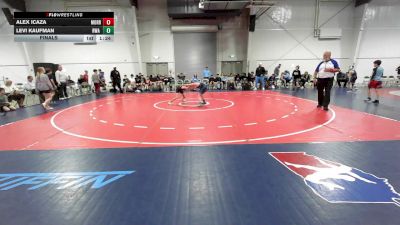 72 lbs Final - Alex Icaza, Morris Fitness Black MS vs Levi Kaufman, RWA Black MS