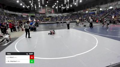 70 lbs Round Of 16 - Jaymasun West, Valley Bad Boys vs Nathaniel Wahlert, San Luis Valley WC