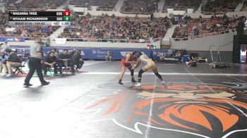 134-D2 Quarterfinal - Rheanna Tree, Red Mesa vs Kiyaani Richardson, Desert Sunrise High School